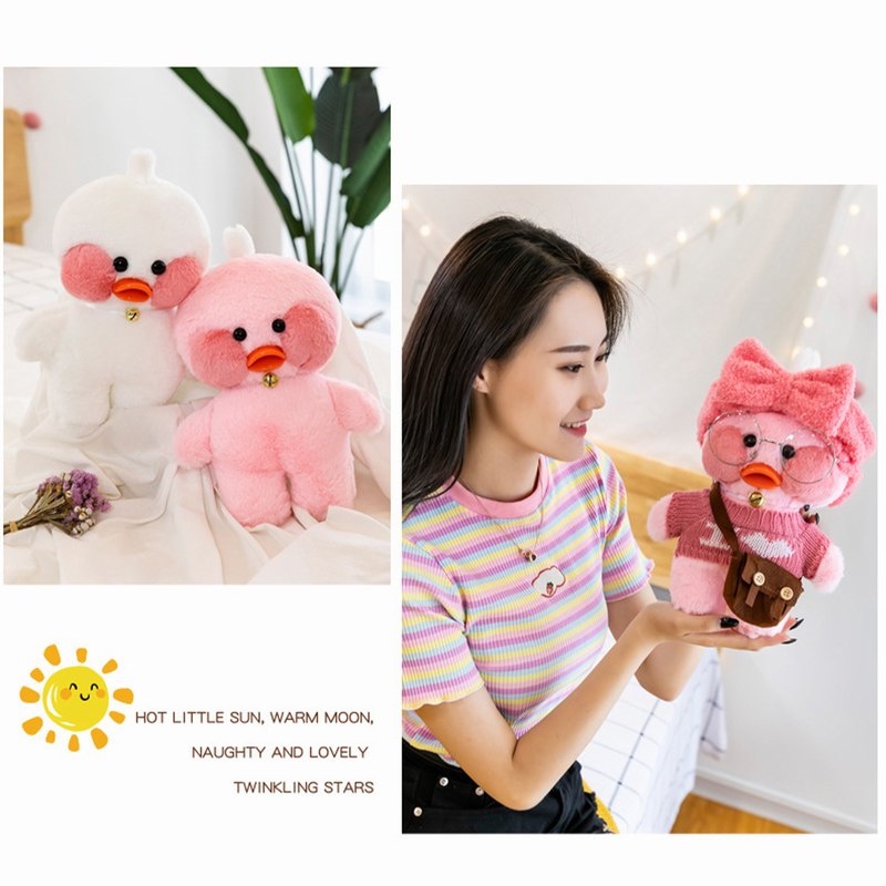 Premium Have 30cm LaLafanfan Cafe Duck Kawaii Cartoon Plush Toy Stuffed Soft Doll Animal Pillow Gift Kids Children Mu... - Image 2