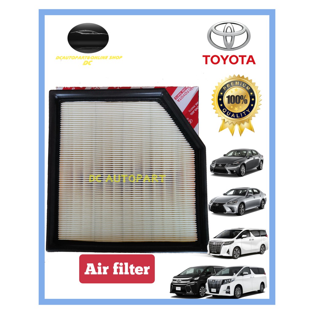 TOYOTA AIR FILTER VELLFIRE ALPHARD 2.5 ANH20 AGH30 GGH30 LEXUS IS250