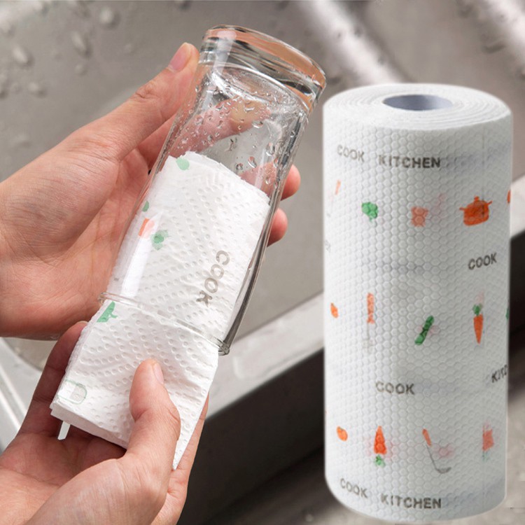 Locaupin 60 Sheets Reusd absorbent & oil absorbent Tissue Paper Towels