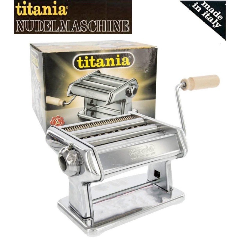 TITANIA ITALY Stainless Steel Pasta Noodle Maker (MADE IN ITALY) / Mesin Mee / Mesin Karipap / Curry Puff Maker