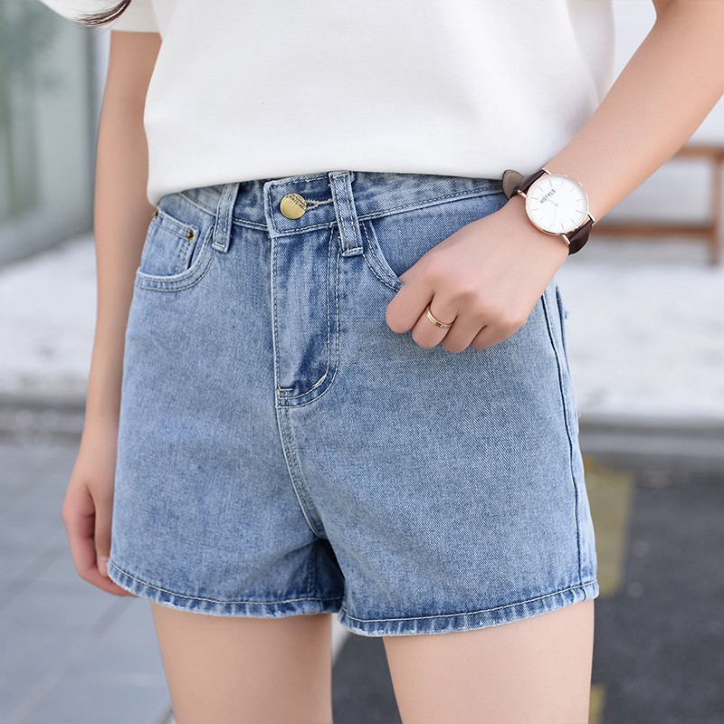 loose high waisted jean shorts