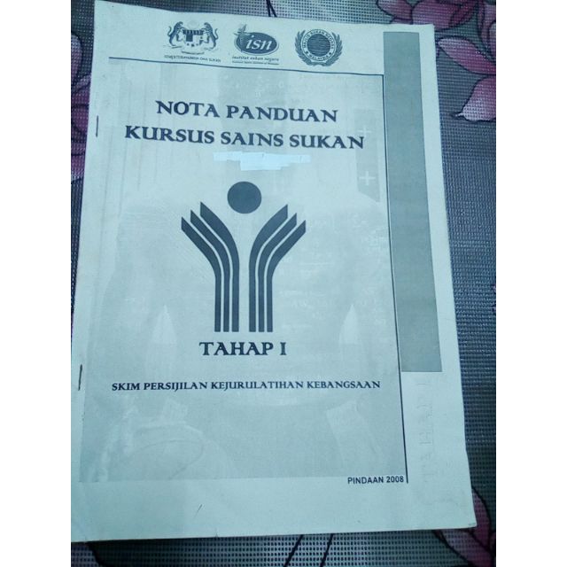 Preloved Buku Nota Panduan Kursus Sains Sukan Tahap Satu Pindaan 2008 Shopee Malaysia