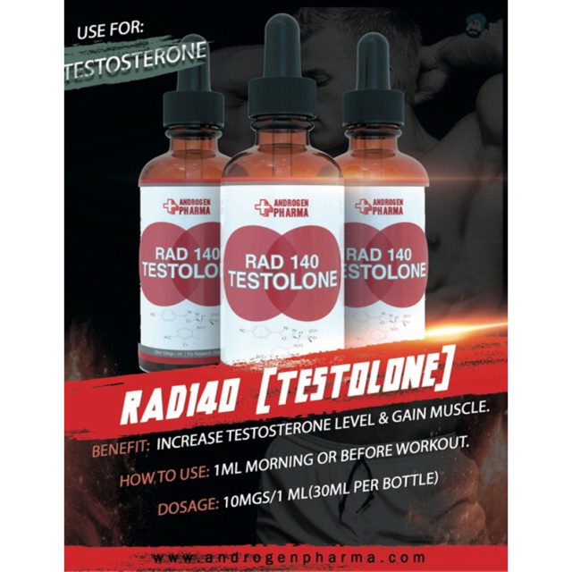 Sarms RAD140 (TESTOLONE) 30ml - Increase Testosterone Naturally ...