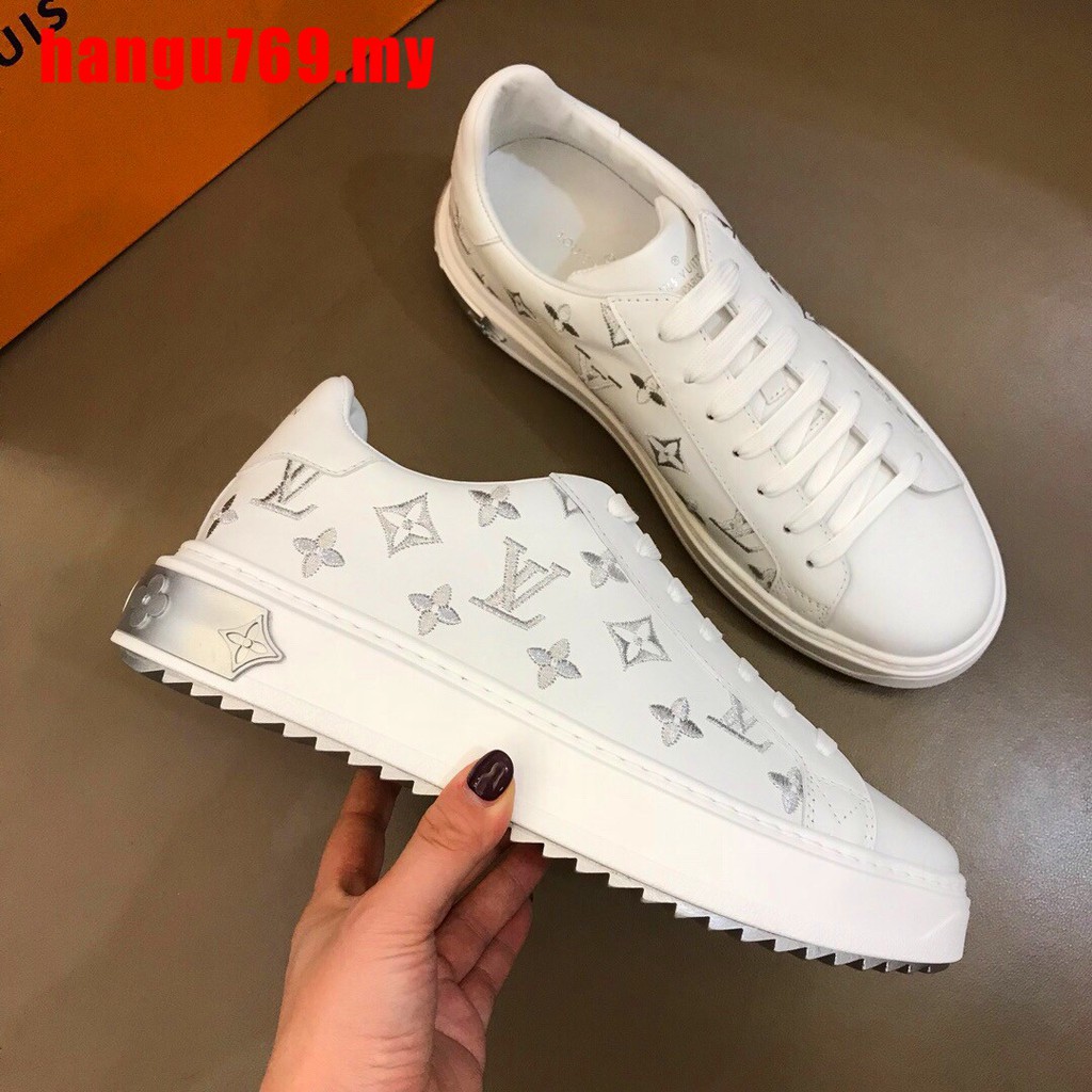 louis vuitton all white sneakers