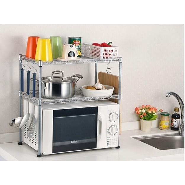 Tier Adjustable Microwave Oven Rack Small Shopee Malaysia