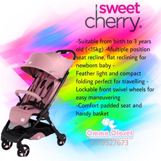 sweet cherry stroller scr 16