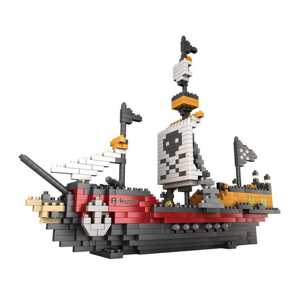 Building Toy Sets Packs Hc One Piece Black Pearl Pirate Ship Mini Diy Diamond Building Nano Blocks Toy Biencraftcom