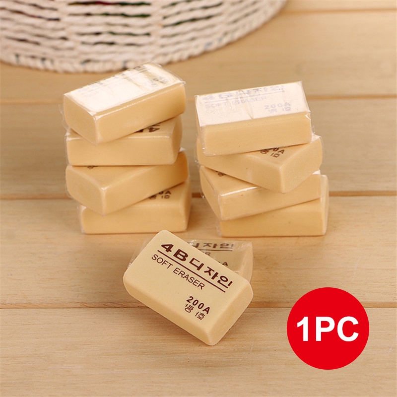 Seamiart_1PC Rubber Pencil Eraser/4B 200A Korea Eraser_School/Office