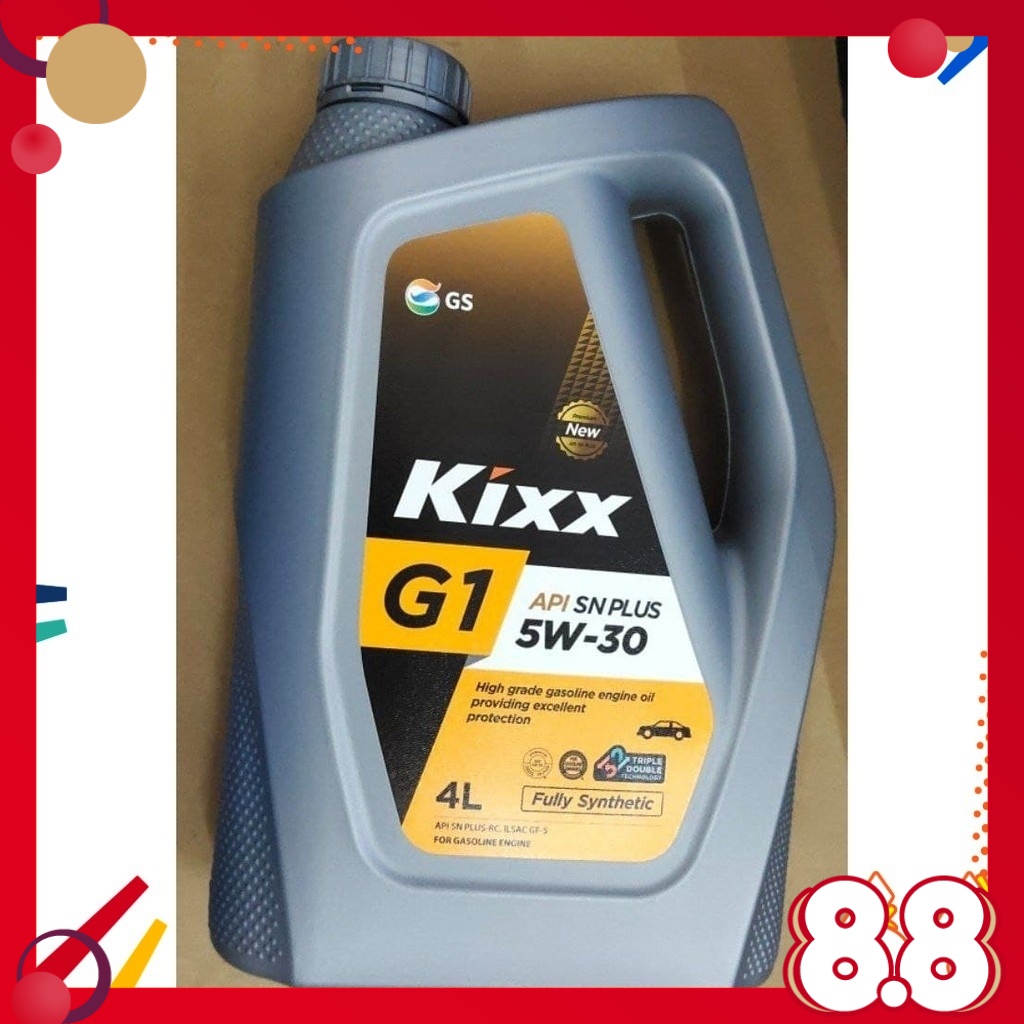 4 LITER KIXX G1 5W30 ENGINE OIL API: SN PLUS FULLY SYNTHENTIC | Shopee ...