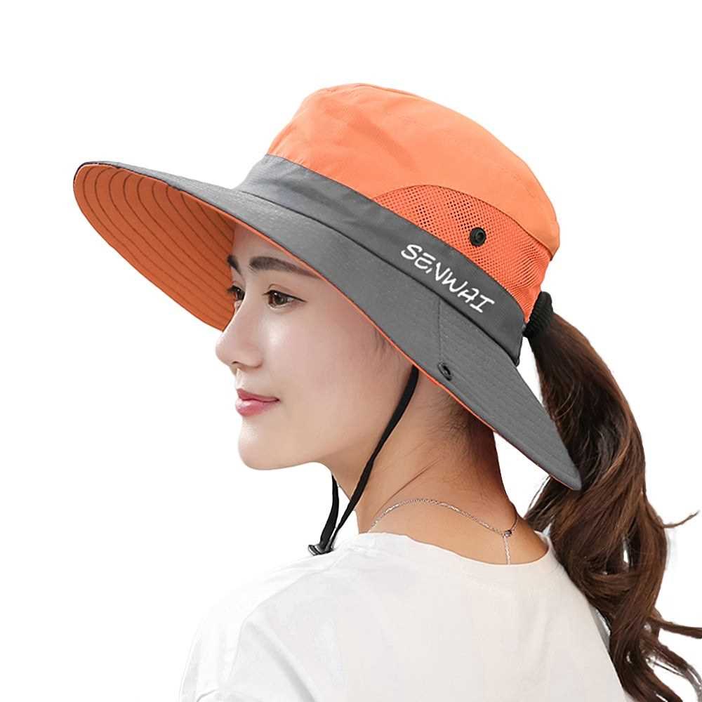 reversible boonie hat orange