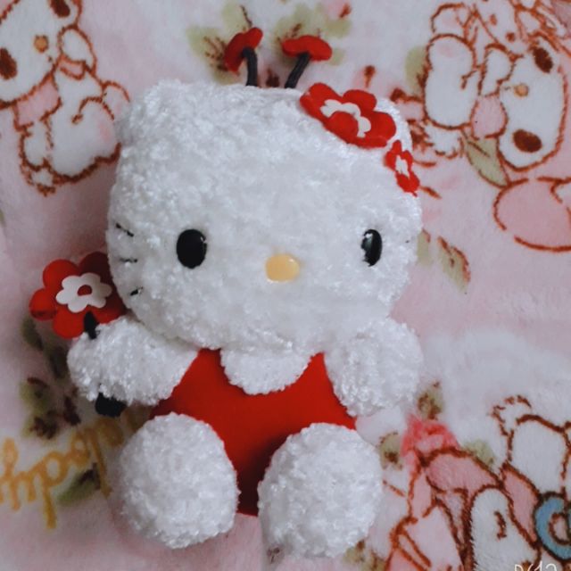 hello kitty ladybug plush