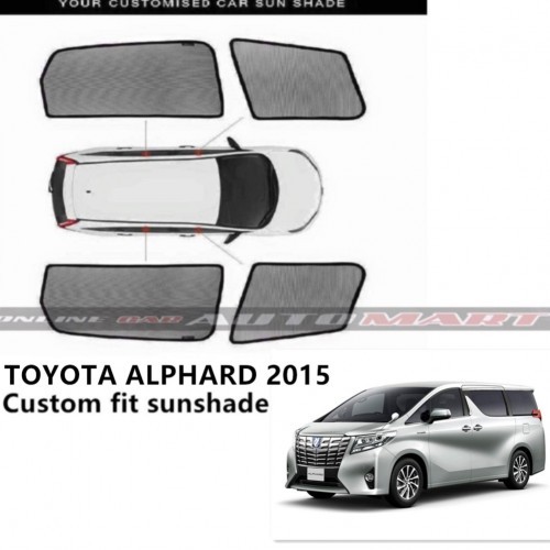 Custom Fit OEM Sunshades for Toyota Vellfire 2015/Toyota Alphard 2015 -6pcs