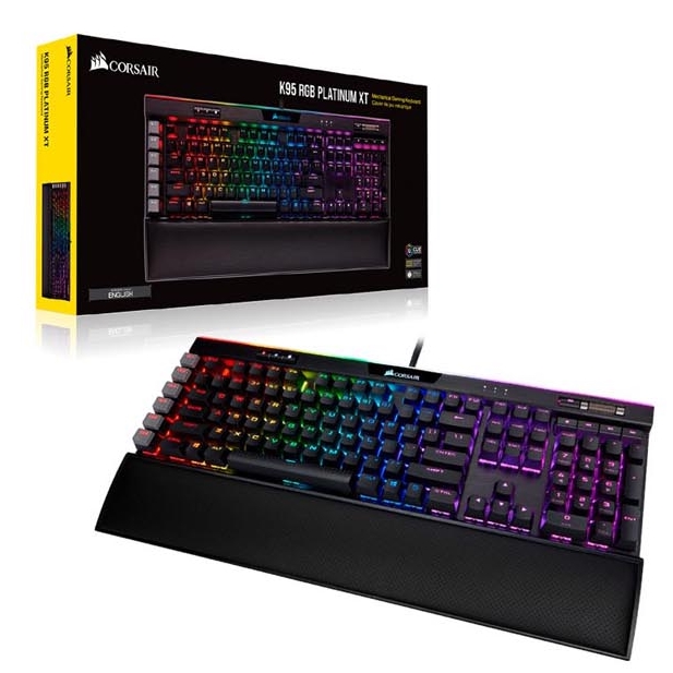 Corsair K95 Rgb Platinum Xt Pbt Double Shot Keycap Mechanical Gaming Keyboard 3 Model Shopee Malaysia