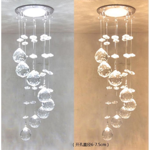 Dongxi 3w Led Crystal Ceiling Light Small Chandelier Lamp Pendant