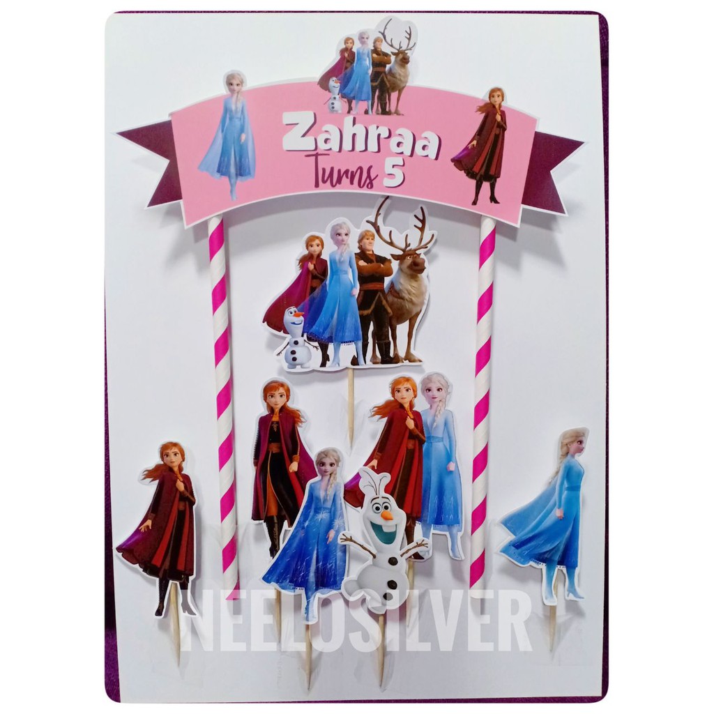 frozen 2 topper cake