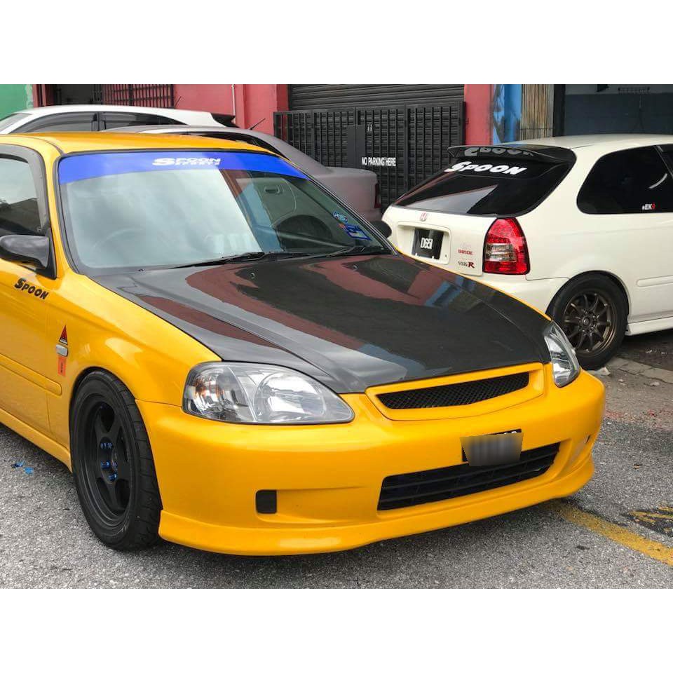 Honda Civic Ek9 Ek99 So4 Lip Pu Skirting Momokvtec Shopee Malaysia