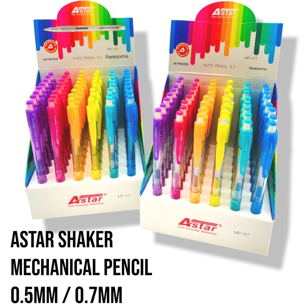B&S Astar MPX5 / X7 ( 0.5mm / 0.7mm ) Shaker Mechanical Pencil / Pencil Picit Shaker / Pencil
