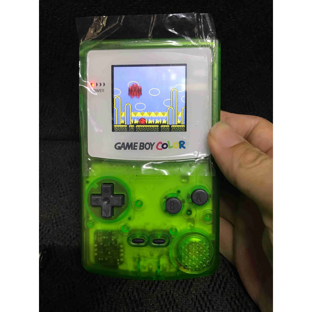 Nintendo Gameboy colour GBC Clear Green with USED with new casing and ...