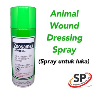 Zoosamex Aerosol Spray (Wound Dressing Spray For Pets 