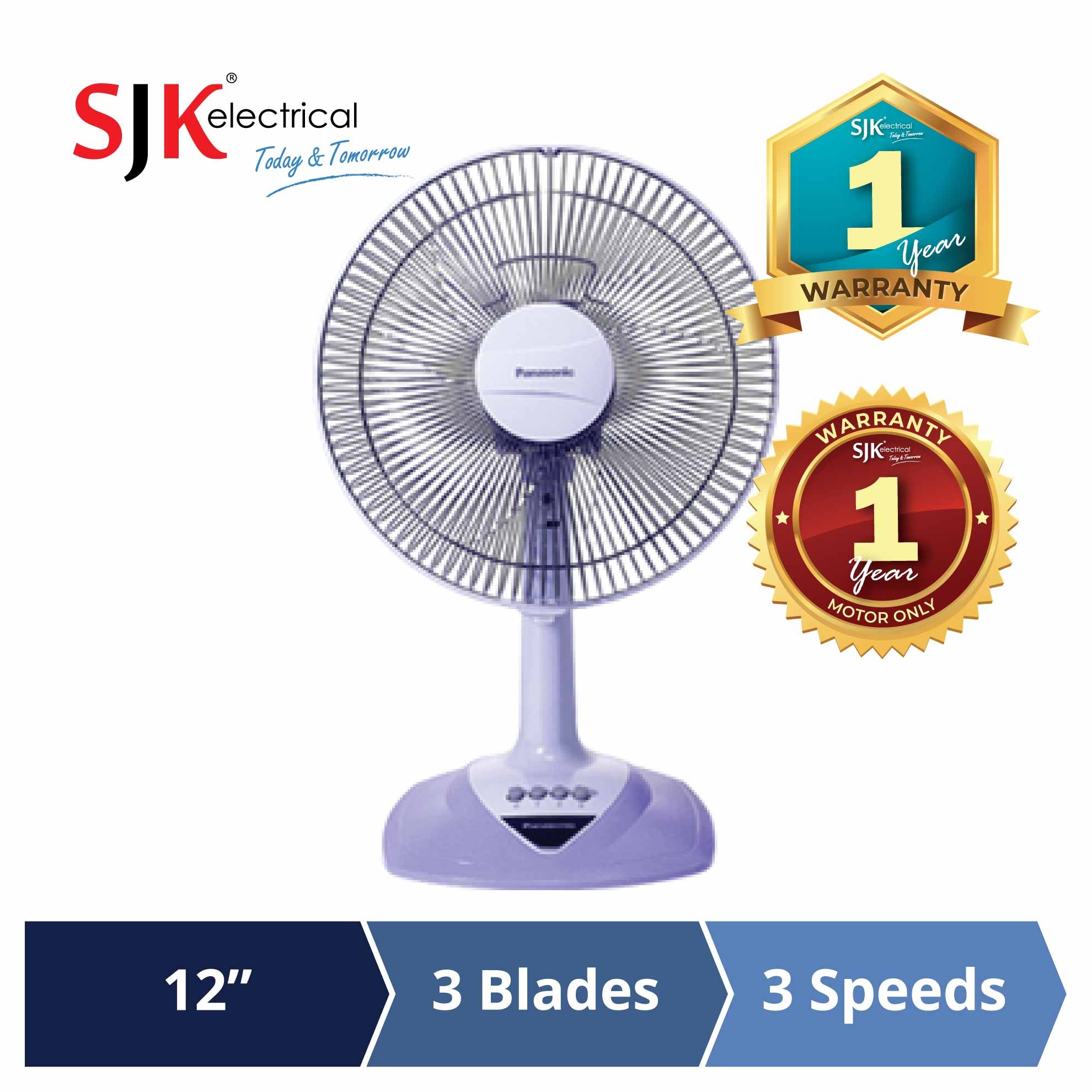Panasonic Table Fan F Mn304 12 Inch 3 Blades Desk Fan Shopee Malaysia