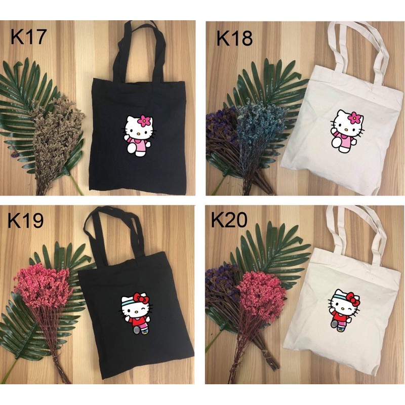 Hello Kitty Canvas Shoulder Bags