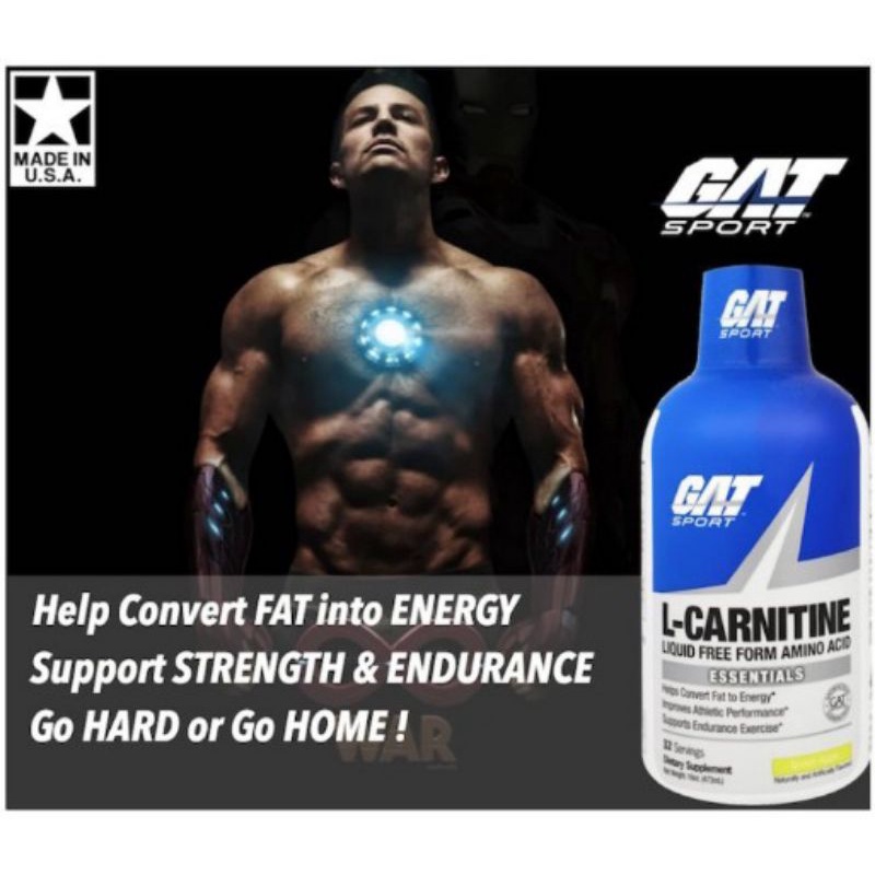 GAT SPORT L CARNITINE 32sv 473ml (FlavorBlue Raspberry).Convert Fat to