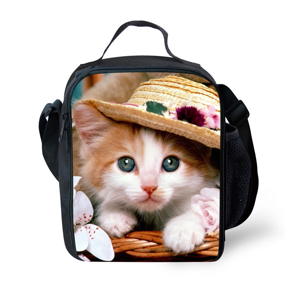 kitten lunch bag