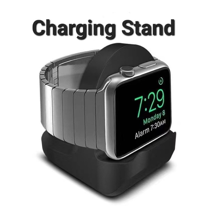 Smart Watch Charging Stand For iWatch Series Soft Silicone Charging Stand Holder Dock Only