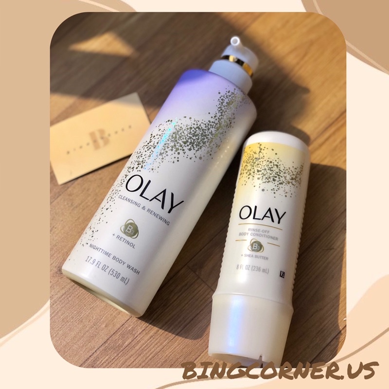 (US) Olay B3 & Retinol shower gel 530ml Shopee Malaysia