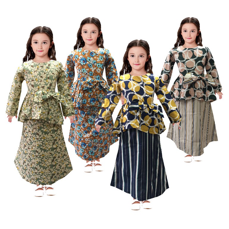 'Local Seller' Baju Kurung Melayu Fesyen Moden Kanak-Kanak ...