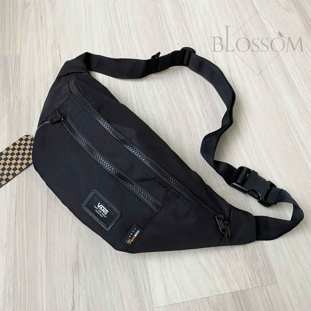 Vans Waist Bag Black Sling Bag Shopee Malaysia