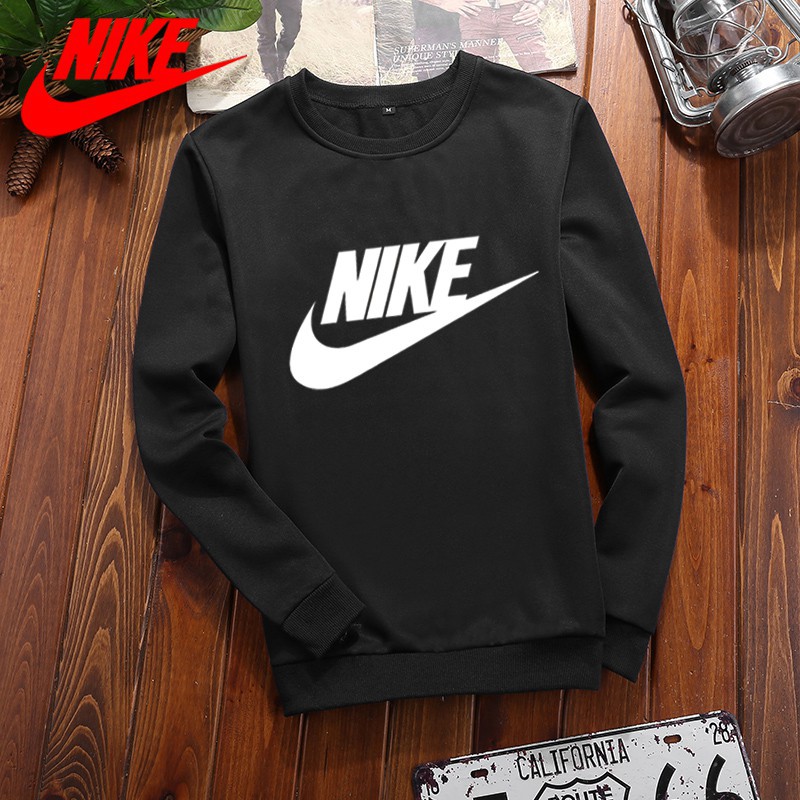 nike hoodless sweater