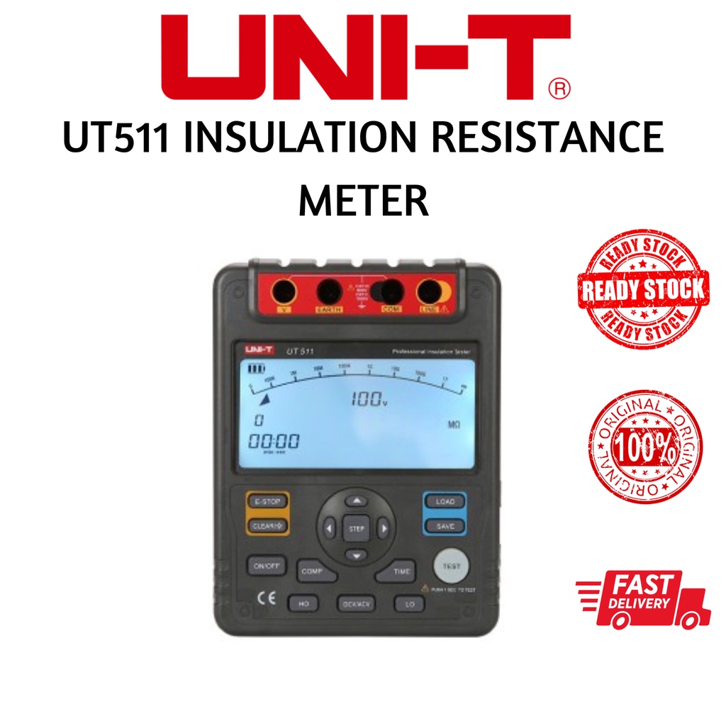 UNIT UT511 Insulation Resistance Meter Shopee Malaysia