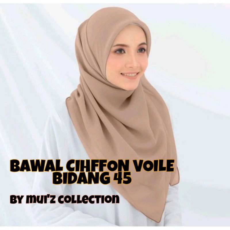 TOP SELL‼️ Bawal Chiffon Voile Premium Gred A by muiz collection Top Quality