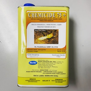 CHEMICIDE 75 RACUN ANAI-ANAI 4LTR  Shopee Malaysia