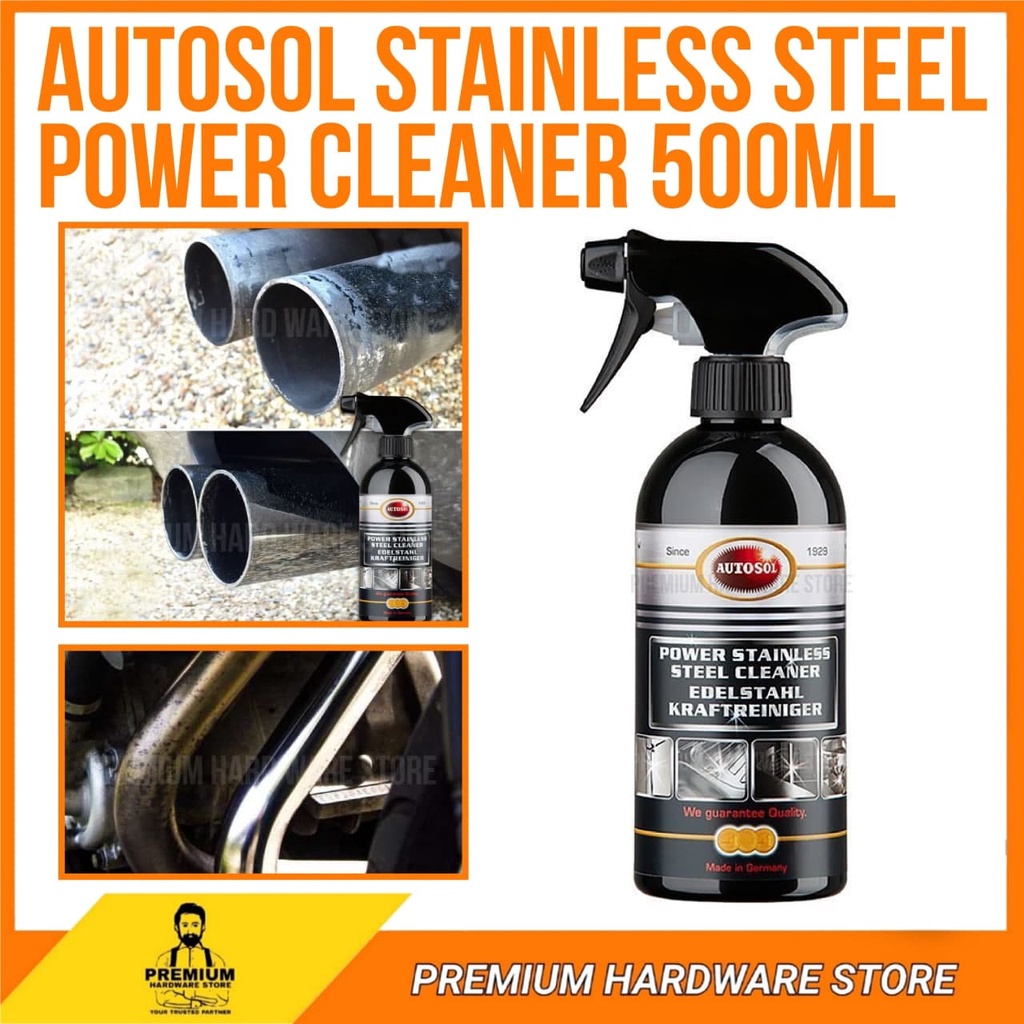 AUTOSOL Stainless Steel 500ml Polish Power Cleaner Spray / 100% ...