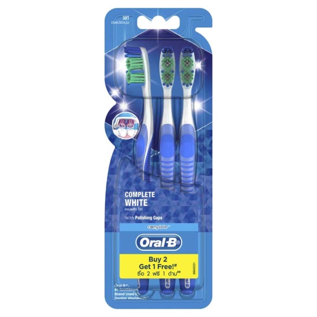 ORAL-B Complete Whitening Toothbrush 3s WT2 | Shopee Malaysia