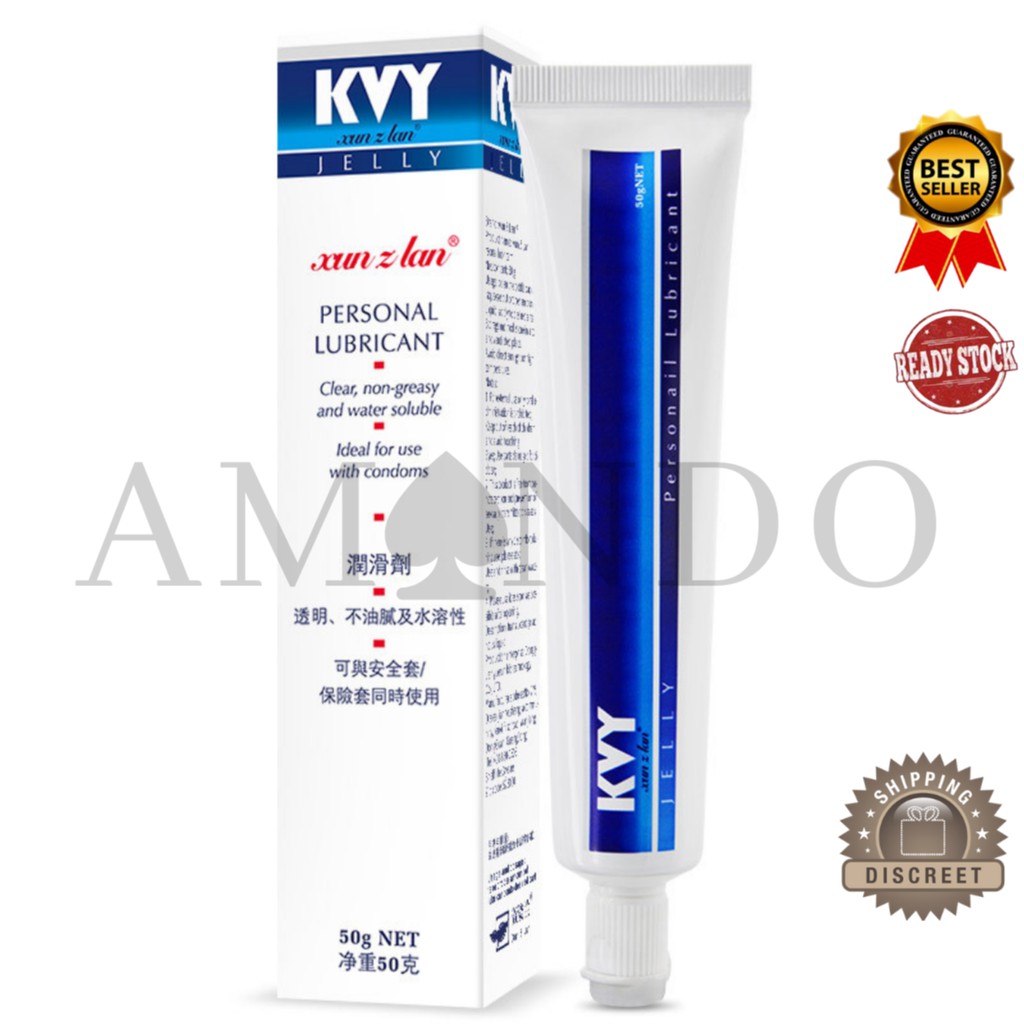 KY Jelly Personal Lubricant 50g Pelincir Lube Clear non Greasy KVY Shopee Malaysia