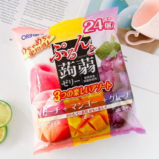 ORIHIRO KONJAC JELLY POUCH PEACH + MANGO + GRAPE New ~ Japan | Shopee ...