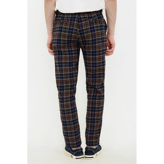  Erigo  Checked Pants Berardo Brown Shopee Malaysia