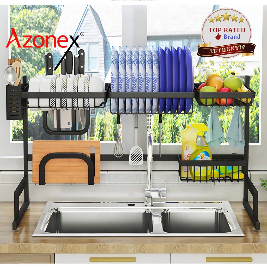  Rak Pinggan  Stainless Steel Dish Rack Kitchen Rack 