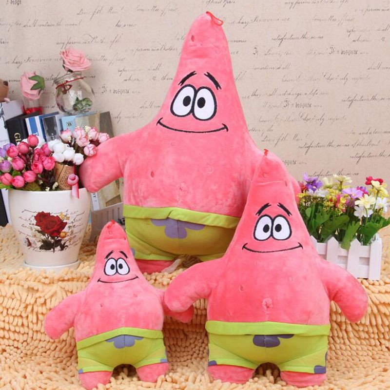 big patrick star stuffed animal