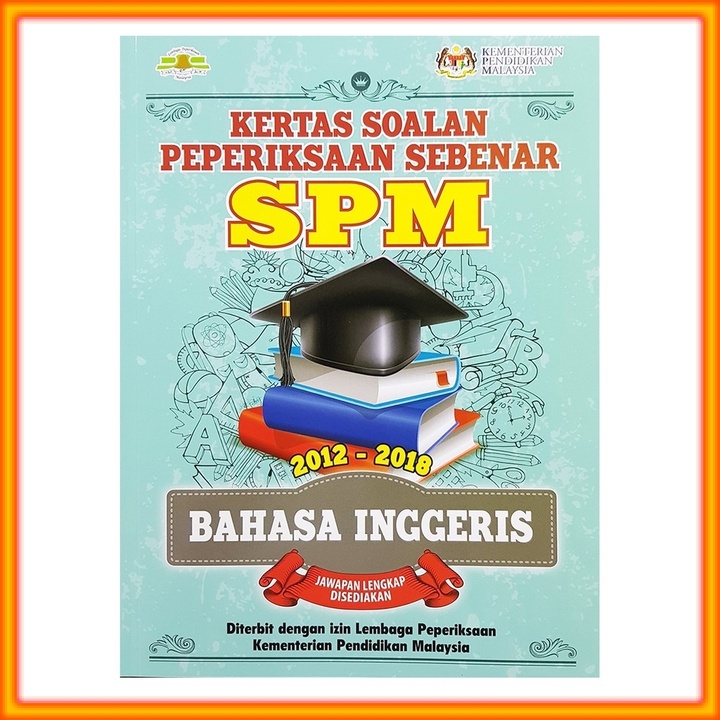 Buku Latihan Kertas Soalan Peperiksaan Sebenar Spm Bahasa Inggeris 2019 Pass Year Shopee Malaysia