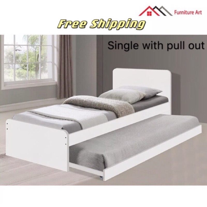Furniture Art Design Queen Bed Frame Katil Queen Katil Kayu Wooden Bed Frame1004 C Shopee Malaysia