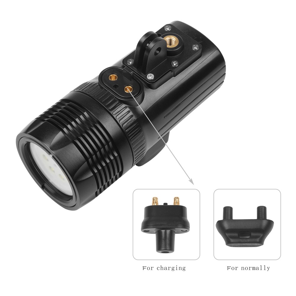 Waterproof 15000LM CREE XM-L R3 LED Diving Light Flashlight for GoPro Hero 6 5 4
