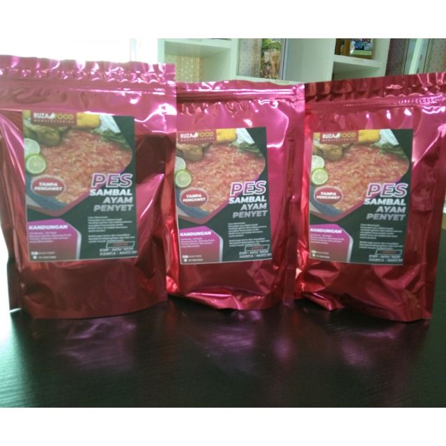 Readt to Eat/Pes sambal Ayam Penyet/400gram/Bumiputera Muslim Product/Halal/Pengilang Bumiputera Muslim