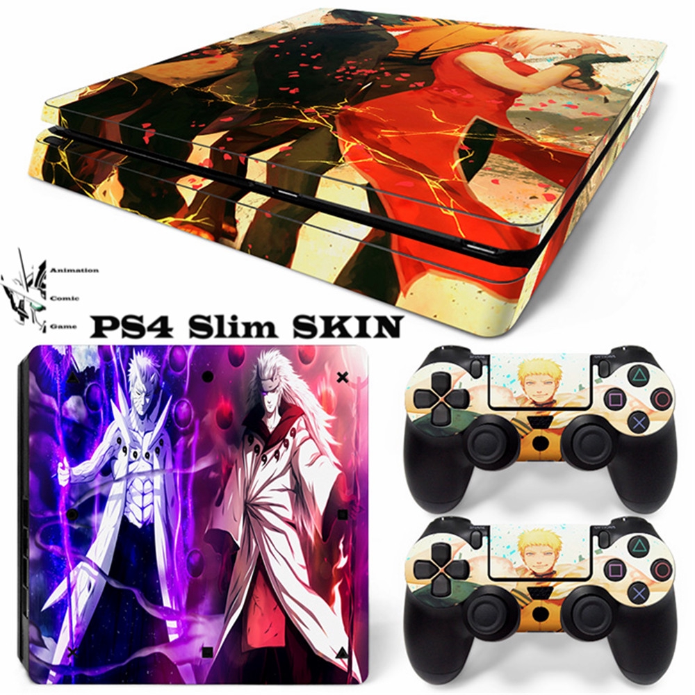 Naruto Ps4 Slim Sticker Covers Skins Decal Playstation 4 Slim Console Controller Protector Skins Naruto Shopee Malaysia