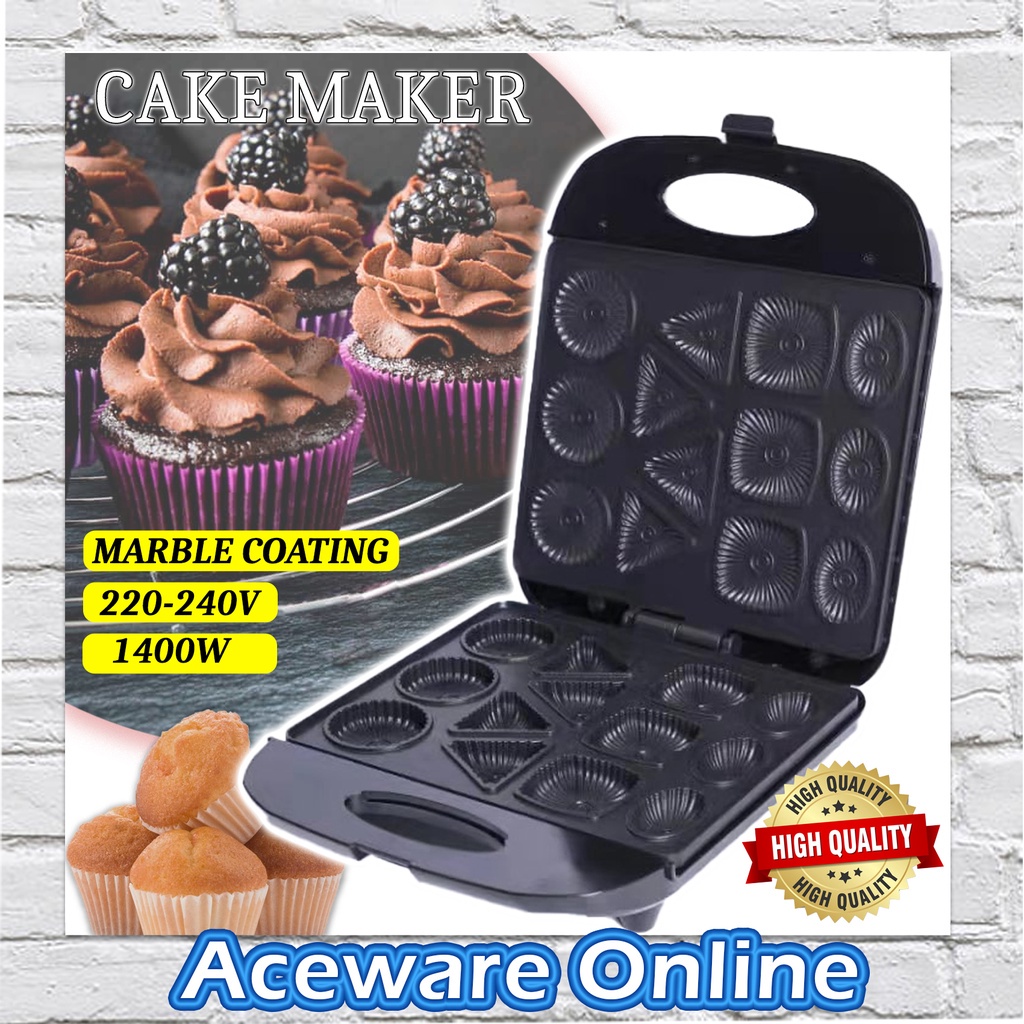 Waffle Maker Cake Maker Mini Pie Baker Quiche Maker Pancakes Maker Cookies Maker Breakfast Machine Cake Pembakar Roti