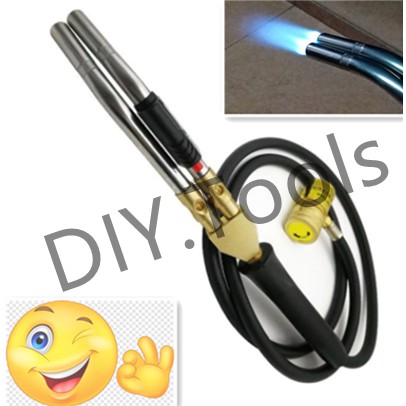 DIY.Tools COPPER MAPP Gas Brazing Soldering Propane Welding Plumbing FIRE GAS USA DOUBLE HOSE Torch Gun Hand IgnitionCO