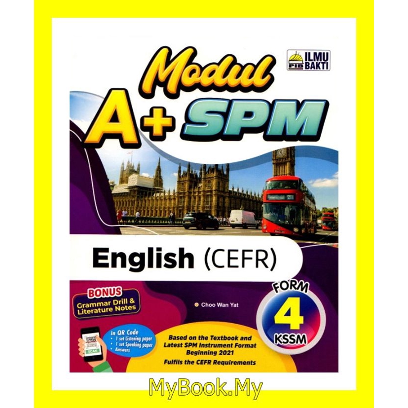 Buy MyB Buku Latihan  Modul A+ SPM KSSM Tingkatan 4  English CEFR